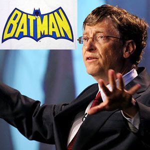 Билл Гейтс лучше, чем Бэтмен? [ИНФОГРАФИКА] Билгейтс Бэтмен